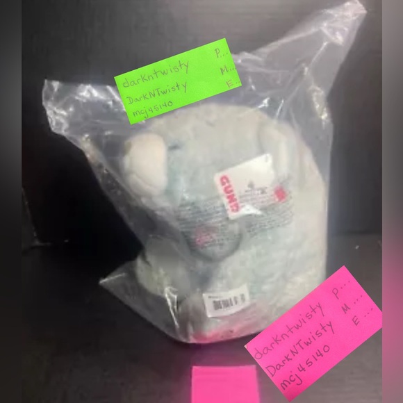 BNWT GUND SNUFFLES BLUE/WHITE APPROX 13” STILL SEALED IN GUND PACKAGING! - Picture 2 of 11